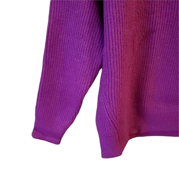 𝅺NEW Frnch Wine V-Neck Sweater - Picture 5 of 8